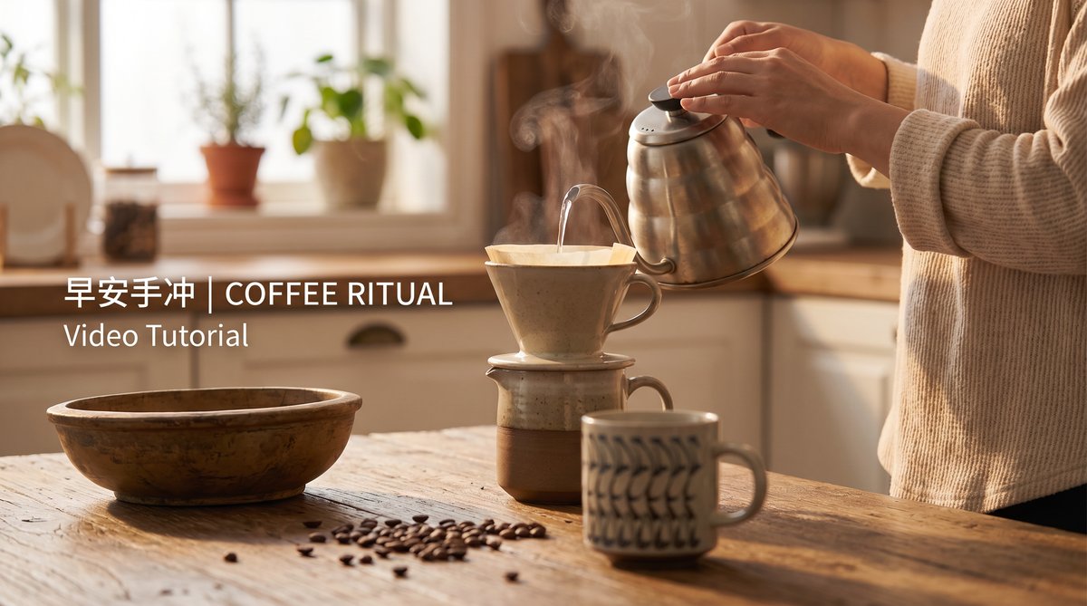 蘑菇视频 - 晨间手冲咖啡视频教程